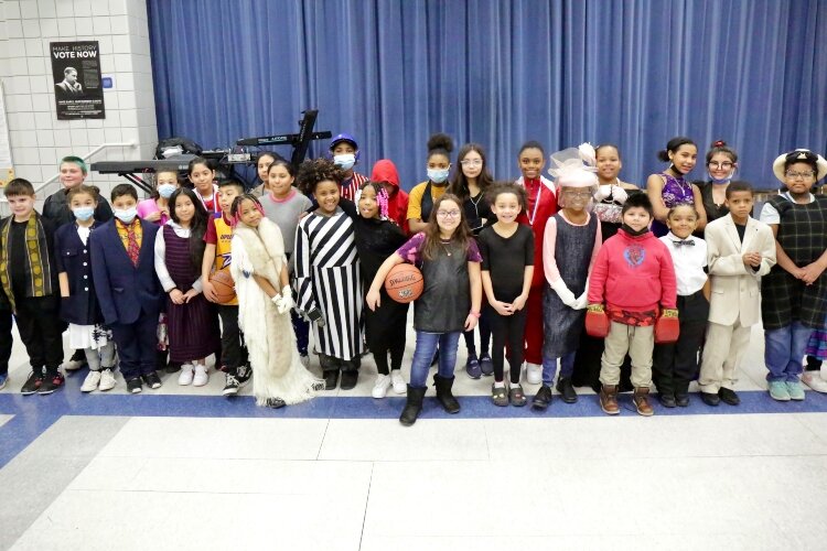 Fulton Elementary School students hosted a Black History wax museum, in which they dressed up as famous figures in black history.