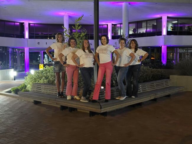 Think Pink crew at City Hall