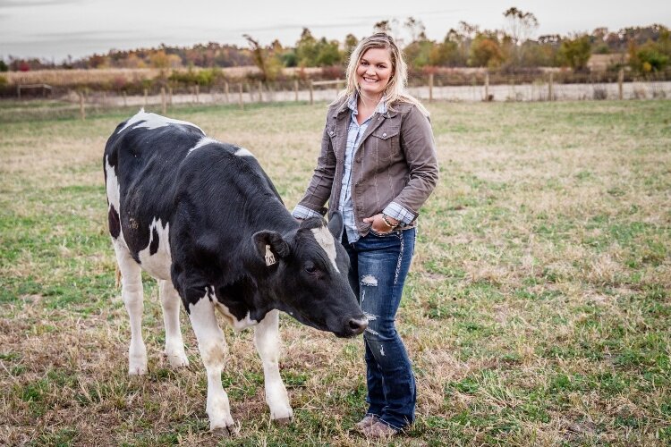 Shelby Toops owns and operates Red Moon Ranch in South Vienna.