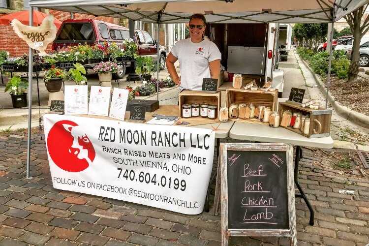 Shelby Toops owns Red Moon Ranch and sold her products at the Springfield Farmer's Market last summer.